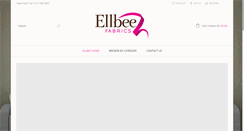 Desktop Screenshot of ellbeefabrics.com